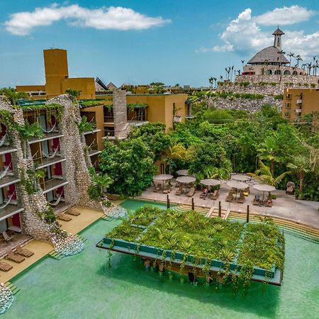 Hotel Xcaret Mexico All Parks All Fun Inclusive (Adults Only) Los Dos Compadres Exterior photo Aerial view of the resort