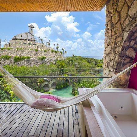 Hotel Xcaret Mexico All Parks All Fun Inclusive (Adults Only) Los Dos Compadres Exterior photo Hammock on a balcony