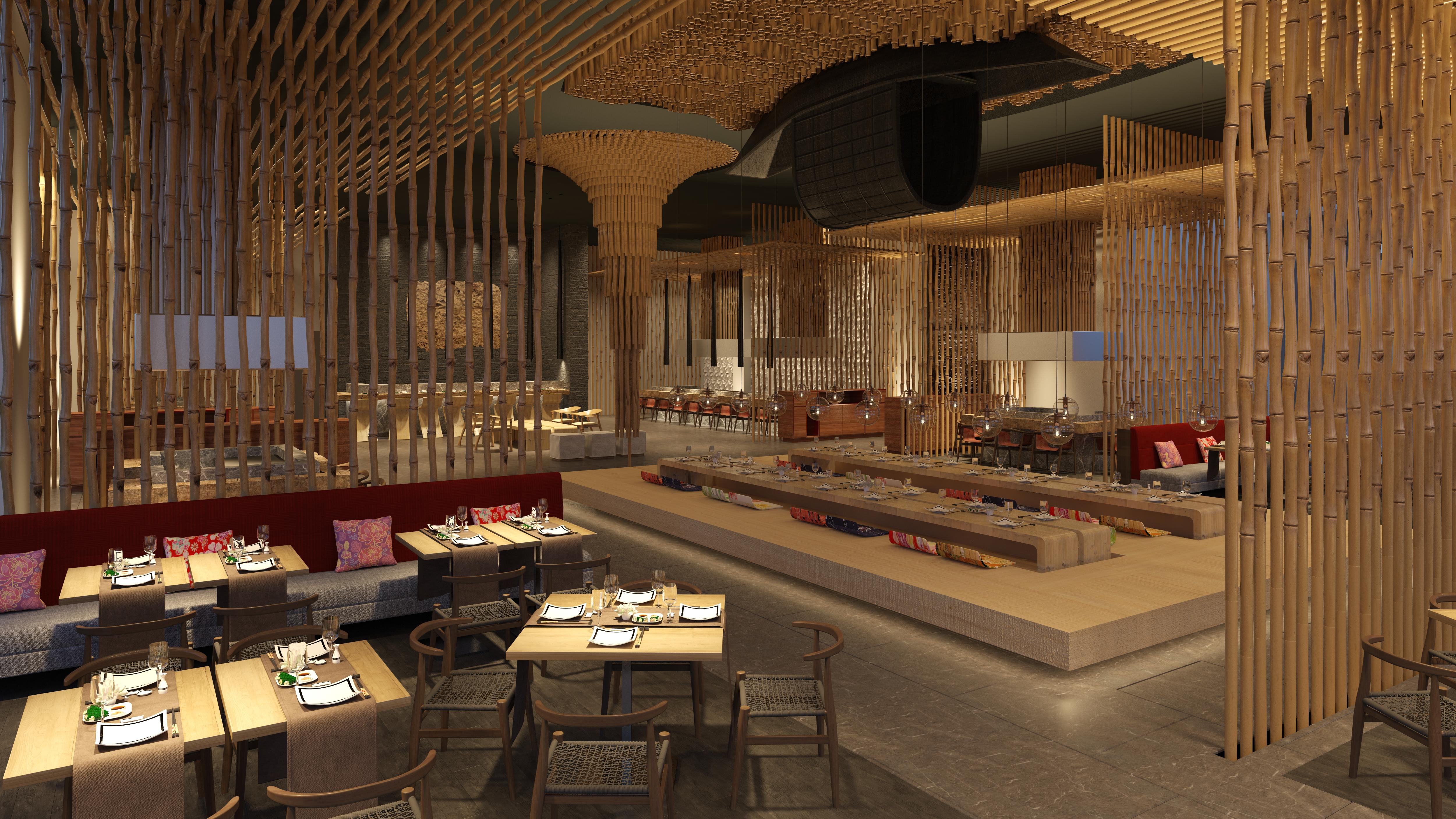 Hotel Xcaret Mexico All Parks All Fun Inclusive (Adults Only) Los Dos Compadres Exterior photo Interior of the restaurant