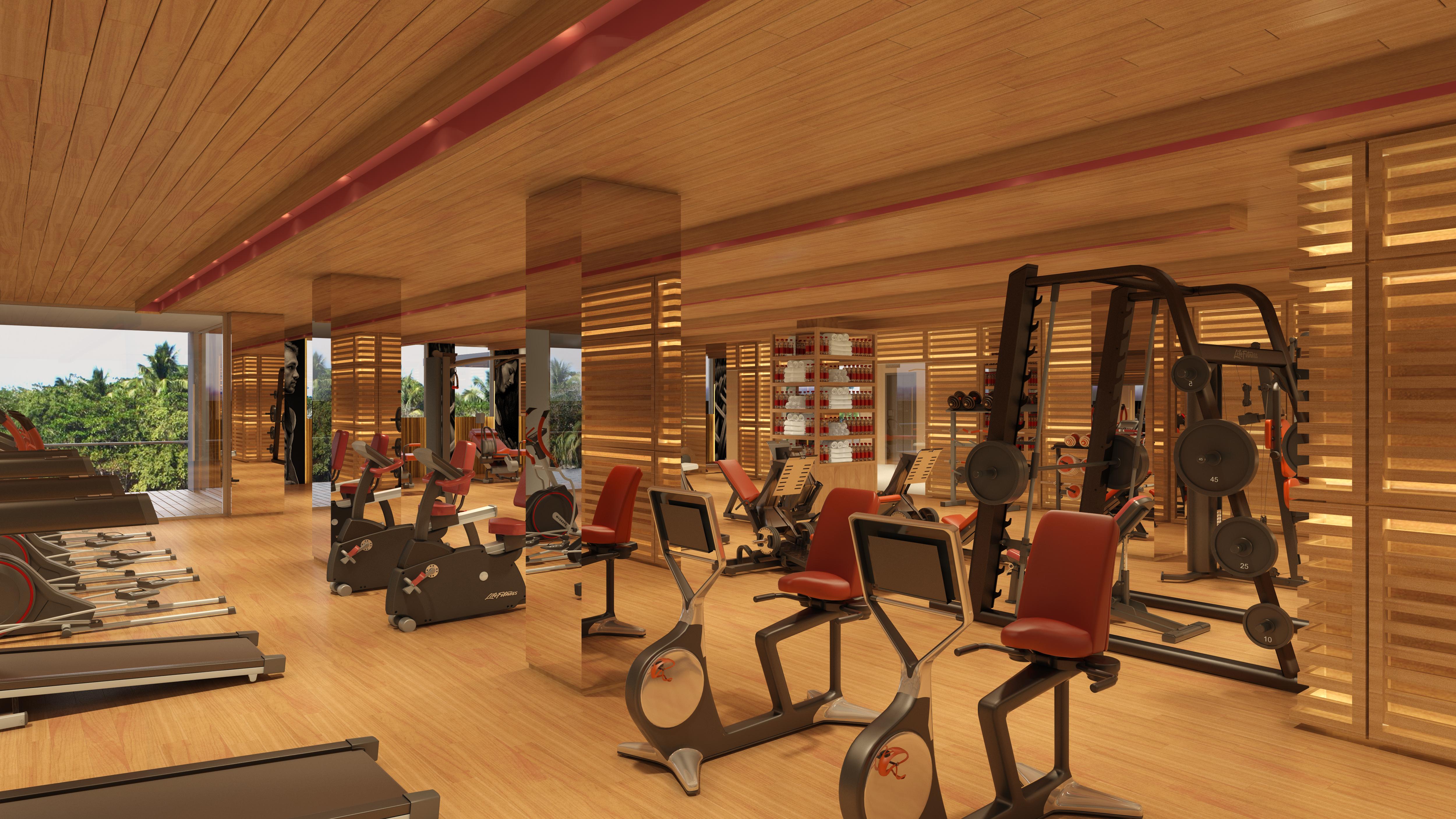 Hotel Xcaret Mexico All Parks All Fun Inclusive (Adults Only) Los Dos Compadres Exterior photo The gym at the hotel