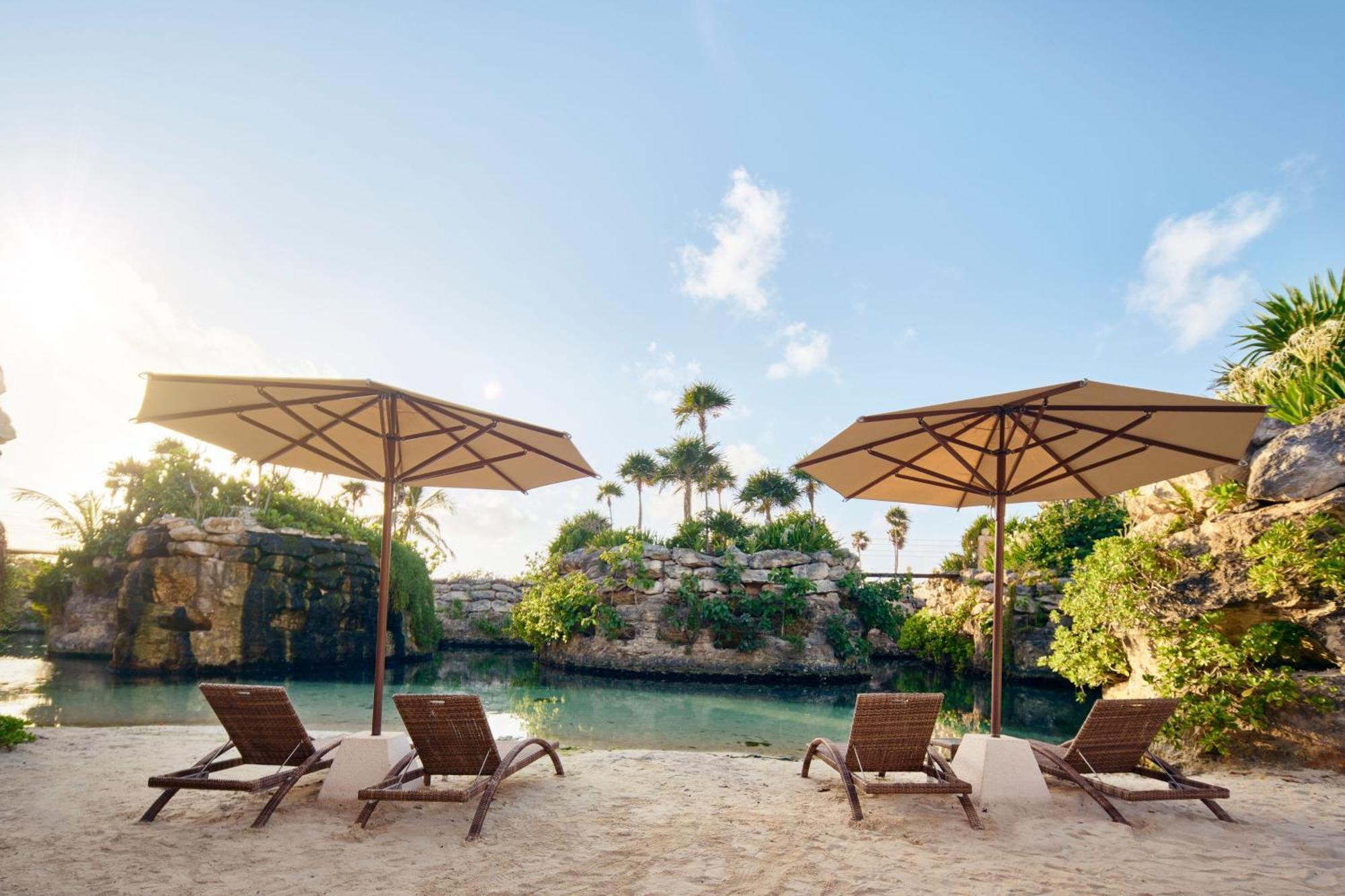 Hotel Xcaret Mexico All Parks All Fun Inclusive (Adults Only) Los Dos Compadres Exterior photo Beach at Xel-Há