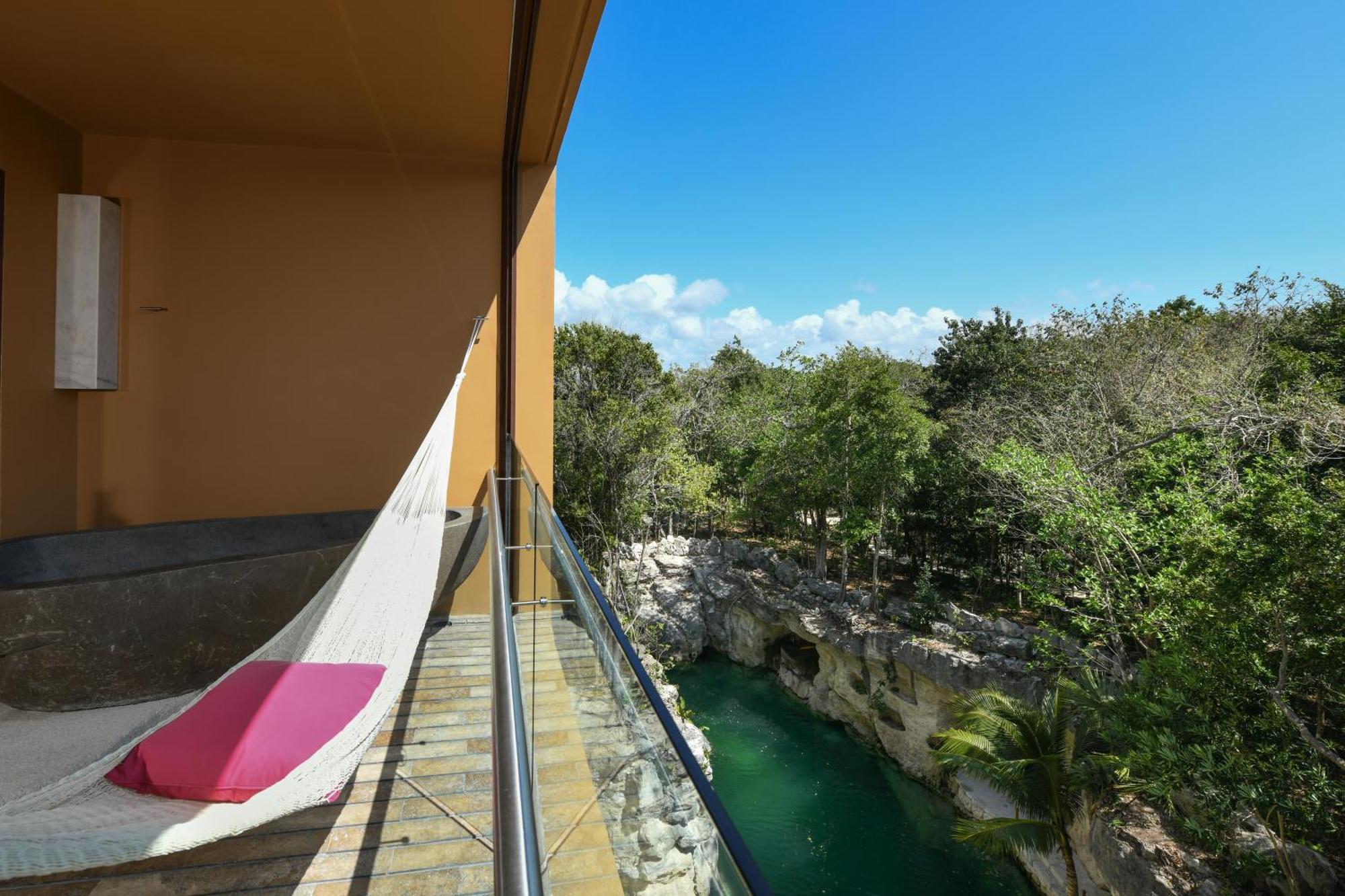 Hotel Xcaret Mexico All Parks All Fun Inclusive (Adults Only) Los Dos Compadres Exterior photo View of the river from the hotel
